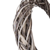 Coronita ratan maro decorativa Ø 20x4 cm