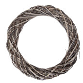 Coronita ratan maro decorativa Ø 50x9 cm