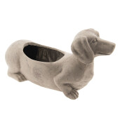 Ghiveci flori teracota gri 30x12x16 cm