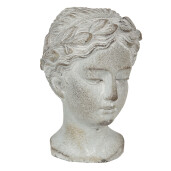 Figurina Femeie piatra gri 12x11x17 cm