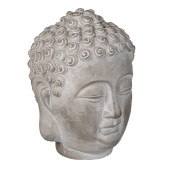 Figurina Buddha piatra gri 15x15x19 cm