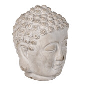 Figurina Buddha piatra gri 13x14x17 cm