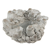 Ghiveci flori piatra gri 27x12 cm