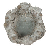 Ghiveci flori piatra gri 27x12 cm