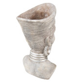 Ghiveci flori ceramica bej Women 16x15x29 cm