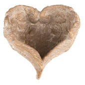 Ghiveci flori ceramica aurie Aripi Inger 23x25x10 cm