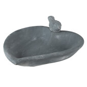 Hranitoare pasari piatra gri 26x26x10 cm