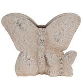 Ghiveci flori piatra bej Fluturasi 24x10x19 cm