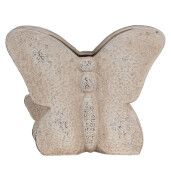 Ghiveci flori piatra bej Fluturasi 24x10x19 cm