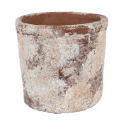 Ghiveci flori teracota bej maro 18x15 cm
