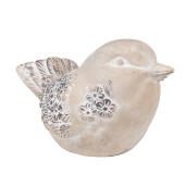 Ghiveci flori piatra bej Pasare 25x14x14 cm