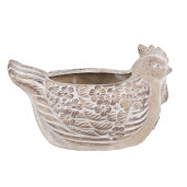 Ghiveci flori piatra bej Gaina 21x14x13 cm