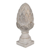 Decoratiune Con piatra gri 17x39 cm