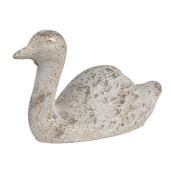 Figurina Ratusca piatra alba 15x5x9 cm