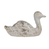 Figurina Ratusca piatra alba 15x5x9 cm