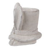 Ghiveci flori piatra bej Iepuras 17x16x19 cm