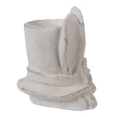 Ghiveci flori piatra bej Iepuras 17x16x19 cm