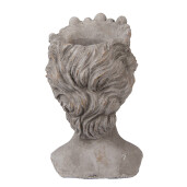 Ghiveci flori piatra gri Femeie 14x15x24 cm