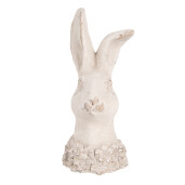 Figurina Iepuras piatra bej 12x10x24 cm