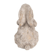 Figurina Iepuras Paste piatra gri 10x9x15 cm