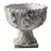 Ghiveci flori piatra gri 20x17 cm