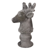 Figurina Ren piatra gri 17x14x26 cm