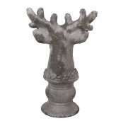 Figurina Ren piatra gri 17x14x26 cm