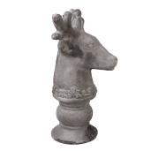 Figurina Ren piatra gri 17x14x26 cm