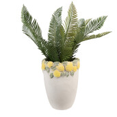 Ghiveci flori ceramica multicolora Lamai Ø 17x23 cm