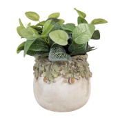 Ghiveci flori ceramica multicolora Ø 19x17 cm