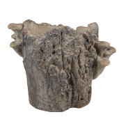 Ghiveci flori piatra maro 24x18x18 cm