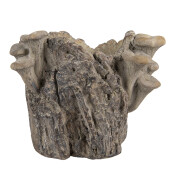 Ghiveci flori piatra maro 19x17x16 cm