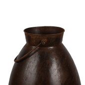 Vaza flori fier maro 28x32 cm