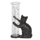 Pluviometru gradina fier sticla 9x5x16 cm