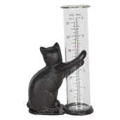 Pluviometru gradina fier sticla 9x5x16 cm