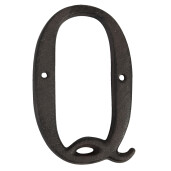 Litera Q fier maro 8x1x13 cm