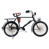 Macheta Bicicleta Retro din metal negru 21 cm x 7 cm x 13 h