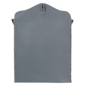 Cutie postala de perete din fier gri antichizat 26 cm x 10 cm x 35 h