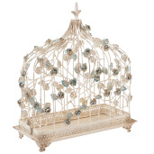 Colivie decorativa fier multicolor 42x21x50 cm