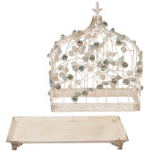 Colivie decorativa fier multicolor 42x21x50 cm