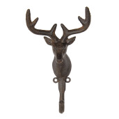 Cuier perete fier maro Ren 12x9x21 cm