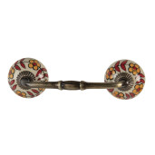 Maner mobilier fier cupru ceramica 14x4x3 cm