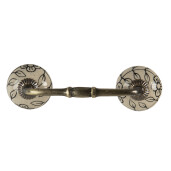 Maner mobilier cupru ceramica bej 14x4x3 cm