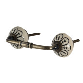 Maner mobilier ceramica bej 14 x 4 x 3 cm