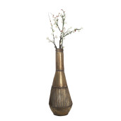 Vaza flori metal maro cupru 22x61 cm