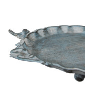 Hranitoare pasari fier albastru 37x29x5/7 cm