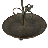 Hranitoare pasari fier maro 27x35/45 cm