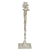 Sfesnic metal alb antichizat 28x12x42 cm