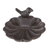 Hranitoare pasari fier maro 14x5 cm