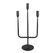 Sfesnic fier negru 21x12x43 cm
